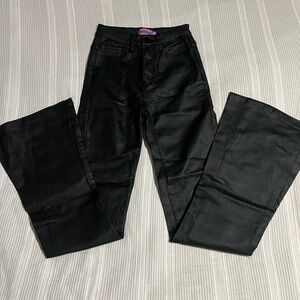 Edikted Midnight Black Flare Pants